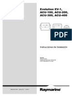 Evolution EV-1 de ACU Instrucciones de Instalación 87180-2-ES PDF
