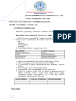 Epreuve de Maladies Parasitaires TMS 1