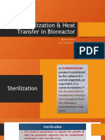 Sterilization & Heat Transfer in Bioreactor: Manam Walait FLS, UCP Lahore