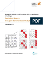 EBC Annex 66 Occupant Behavior Case Study Sourcebook