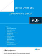 Shield Backup Office 365 Administrator Manual