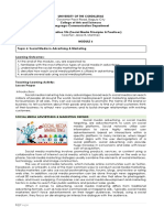 Module 6 (Topic 6) Socialmedia in Advertising-Marketing PDF