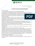 Reglamento Contratos de Futuros y Opciones Sobre Dólar Estadounidense PDF