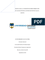 Intervención Bioclimática Dada La Condición de Estrés Térmico Por Calor Tomando Como Caso de Estudio El Centro de