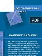 Materi Pertemuan 4 Hakekat Ekonomi Bisnis