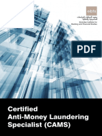Certi Ed Anti-Money Laundering Specialist (CAMS)