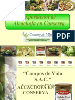 Exportación de Alcachofas