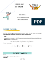 Deret Taylor Dan Analisis Galat (KLPK 4)