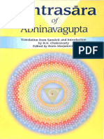 Abhinavagupta Tantrasara Chakravarty and Marjanovic Edition PDF PDF