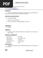 Curriculum-Vitae: Navneet Sain