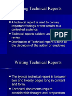 Writing Technical Reports