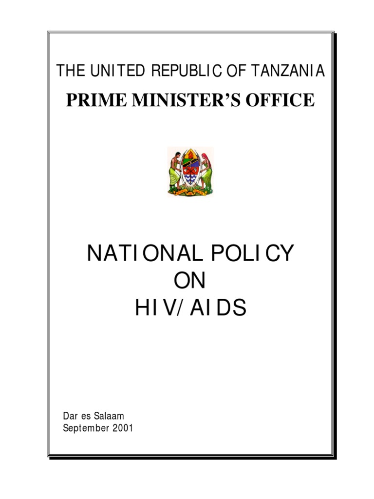 Tanzania National Policy On HIV-AIDS | PDF | Hiv/Aids | Safe Sex