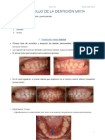 Tema 5. Desarrollo de La Dentición Mixta 19.10.17