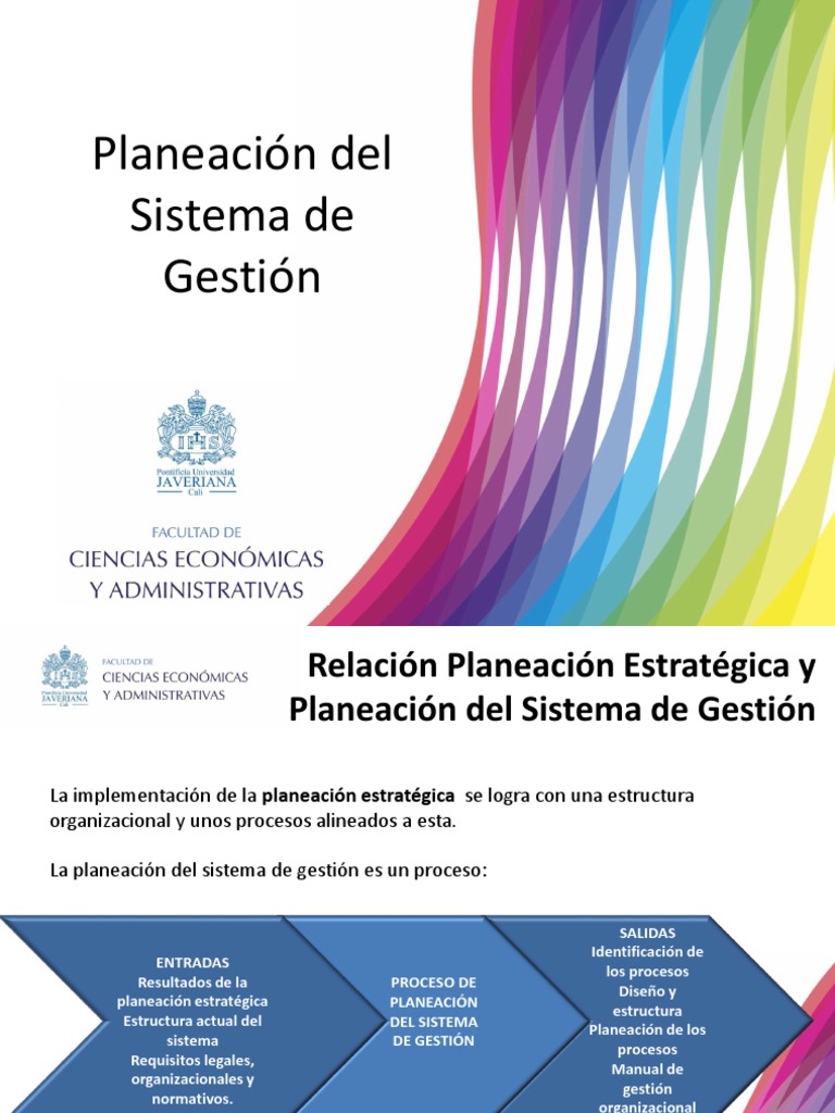 Sesion 5 - Planeación Del Sistema de Gestión PDF | PDF | Cadena de ...
