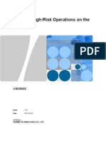 Guide to High-Risk Operations on the UMG8900