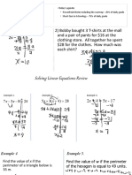 Day3 Review Algebra SLE