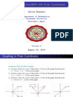 Lecture - 3 Polar Coordinates PDF