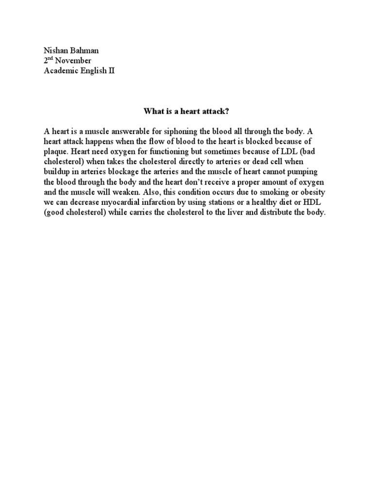 What Is A Heart Attack PDF