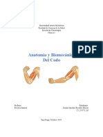 Anatomía y Osteología Del Codo