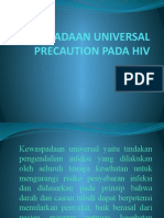 Kewaspadaan Universal Precaution Pada Hiv