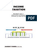 Income Taxation: College of Business and Management Pamantasan NG Lungsod NG Pasig