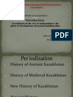 Kazakhstan On The Way To Independence: The Phase of Development and Nation-Building Ideas