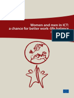 Women and Men in ICT: A Chance For Better Work-Life Balance: Research Note