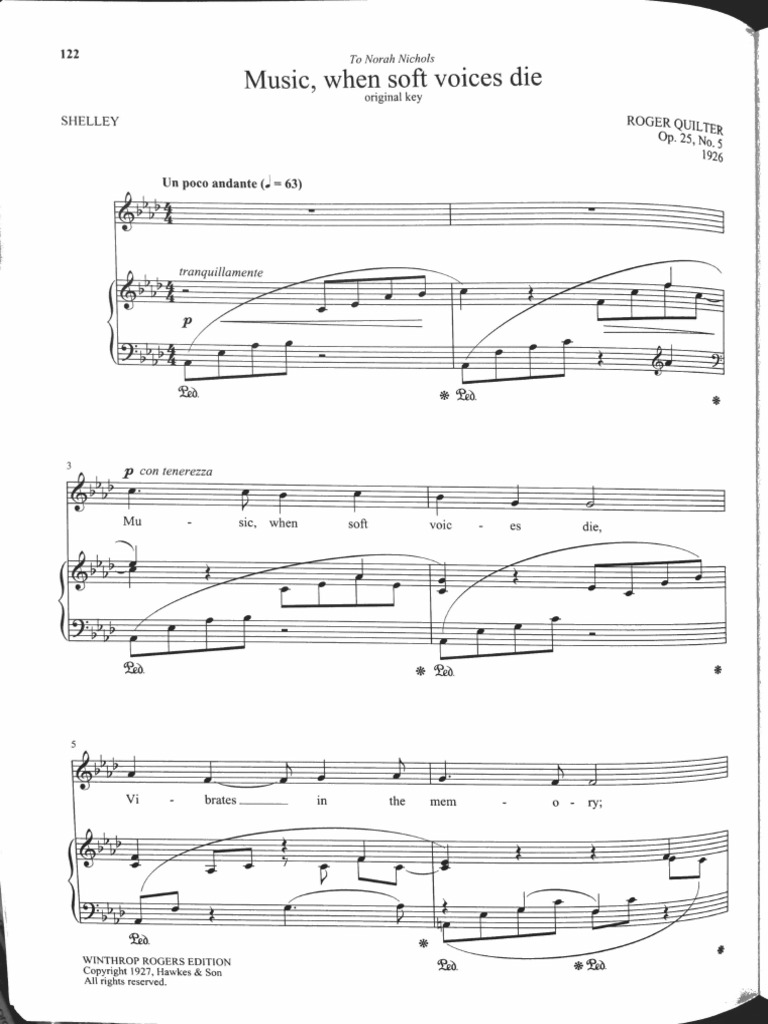 Music When Soft Voices Die PDF