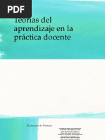 Teorías Del Aprendizaje en La Práctica Docente PDF