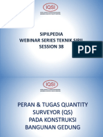 Peran Quantity Surveyor (QS) dalam Proyek Konstruksi