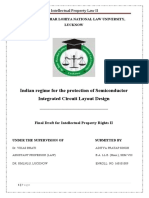 Indian Regime For The Protection of Semiconductor Integrated Circuit Layout Design