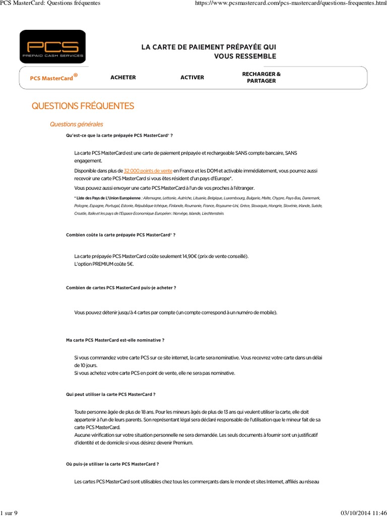 PCS MasterCard Questions Frequentes | PDF | MasterCard | Guichet  automatique bancaire