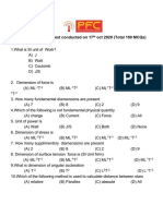 Physics 100 Test Questions JALNA