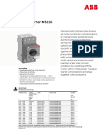 Manual Motor Starter MS116: Description