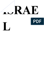 Israel Letra