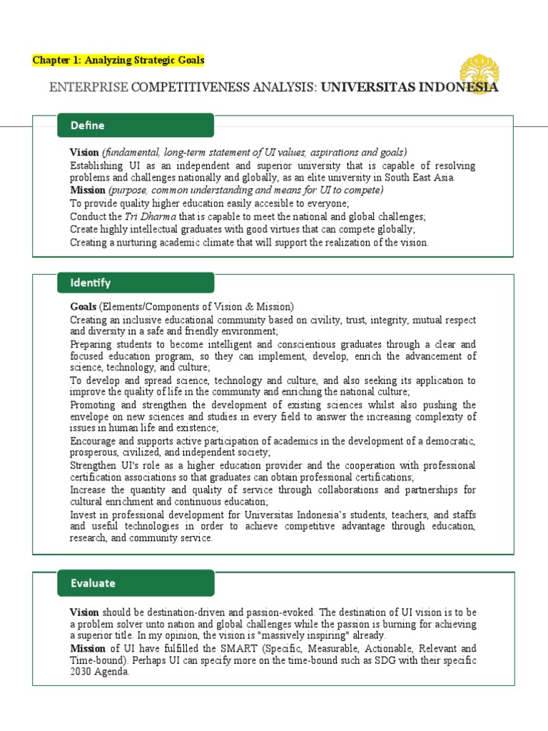 Febe Monika - Vision and Mission - Universitas Indonesia - Enterprise ...