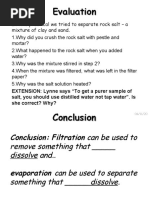 Separating Rock Salt: Methods Explained | PDF