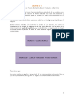 Apunte n1 Determinando El Precio de Venta de Un Producto