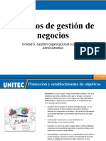 Unidad 5. Gestión Organizacional o Proceso Administrativo