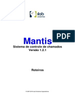 Mantis Sistema de Controle de Chamados Versão 1.2.1 Roteiros