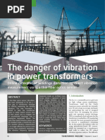 The Danger of Vibration in Power Transformers