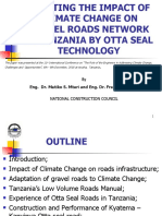 Adapting The Impact of Climate Change On Gravel Roads Network in Tanzania by Otta Seal Technology