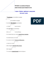 PRATIQUE 2 - Les adverbes de fréquence (1)