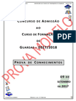 Prova de Conhecimentos Modelo PDF