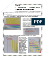 Calendário escolar e atividades de novembro