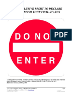 Right To Declare Civil Status PDF