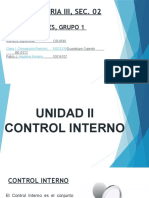 Exposicion Unidad Ii Control Interno