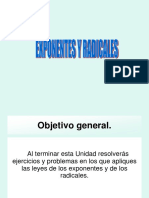 Documento. Exponentes - y - Radicales Oct24 PDF