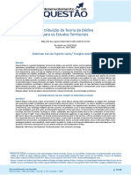 Contribuição Da Teoria Da Dádiva Para Os Estudos Territoriais