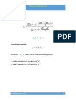 Formulas de Regresion Lineal Simple